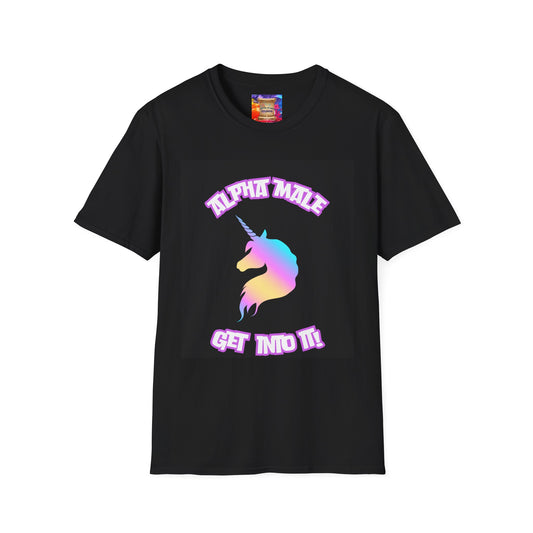 Funny Unicorn Alpha Male T-Shirt – Whimsical Style with a Playful Twist