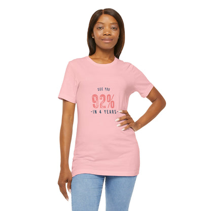 92% "See You in 4 Years" Empowerment T-Shirt