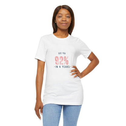 92% "See You in 4 Years" Empowerment T-Shirt