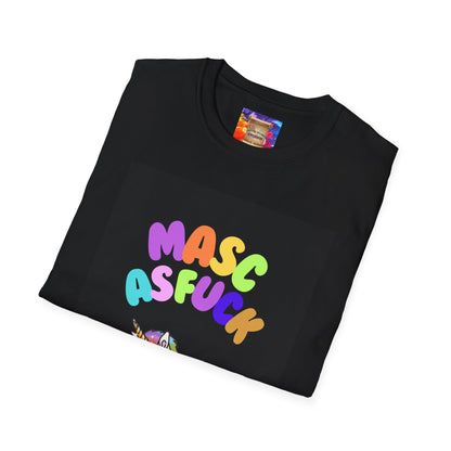 "MASCULINE AF" Unisex Soft Style T-Shirt – Show Off Your Macho Side with Style and Comfort