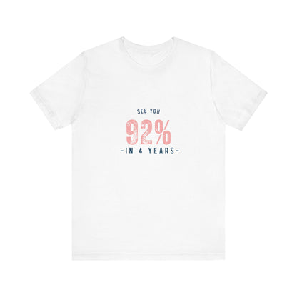 92% "See You in 4 Years" Empowerment T-Shirt